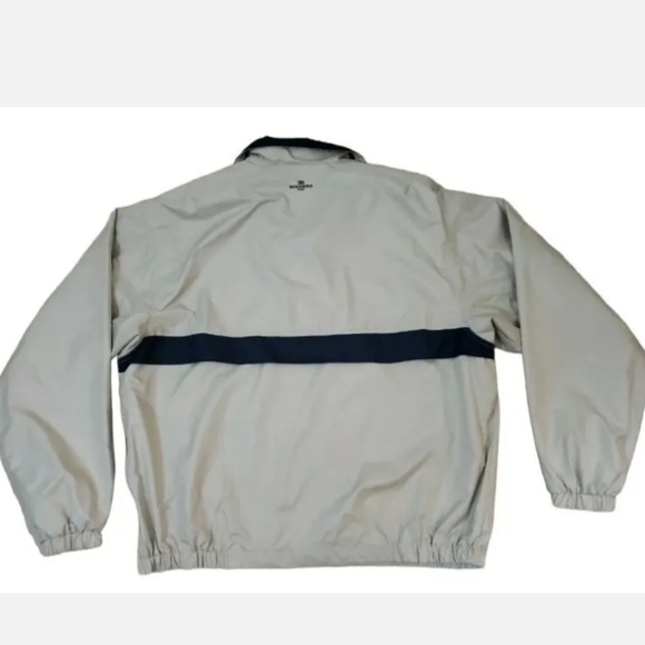 DOCKERS~Men's Size XL~Beige/Black Stain Defender Golf WINDBREAKER ⛳ - Picture 7 of 7